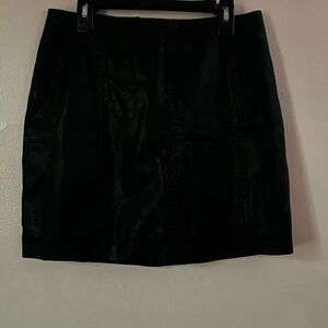 Leather skirt